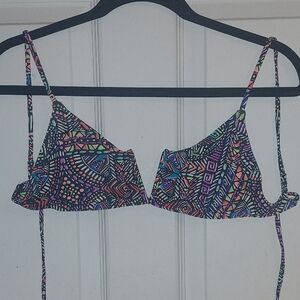 O'Neill Multicolor Geometric Bikini Top